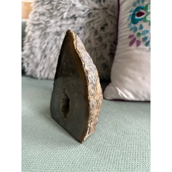 Unbranded Unisex Home Decor Brown Agate Geode - Picture 7 of 11